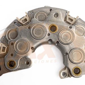 PORTADIODO CS-NR401 TIPO TOYOTA DENSO 8 DIODOS 100MM M6 PERNO ARRIBA